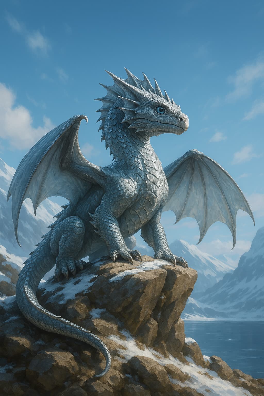 Silver Dragon Wyrmling